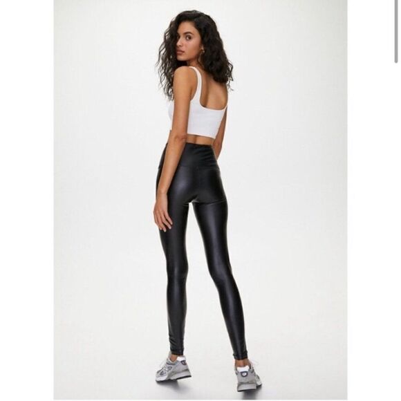 𝅺ARITZIA Daria Pant- High Waisted Vegan Leather Leggings - Picture 3 of 15